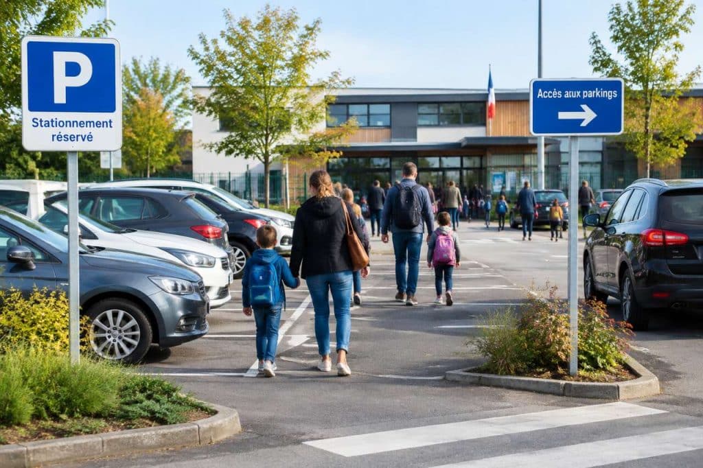 Solutions de stationnement près des écoles et accès aux parkings