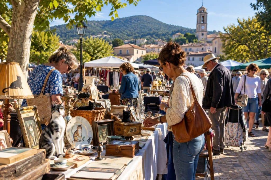 Chiner et vendre au vide-greniers des matous farlédois à la Farlède